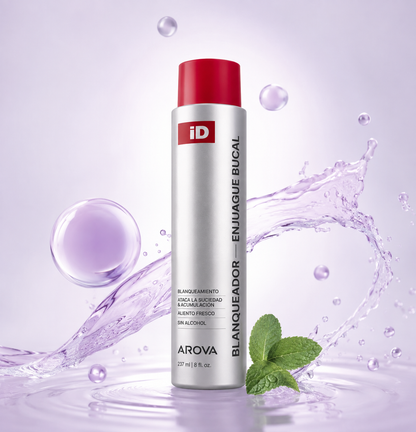 ArovaSmile™ — Enjuague Blanqueador y Cuidado Bucal