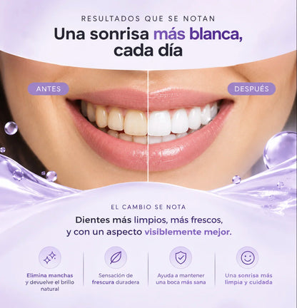 ArovaSmile™ — Enjuague Blanqueador y Cuidado Bucal