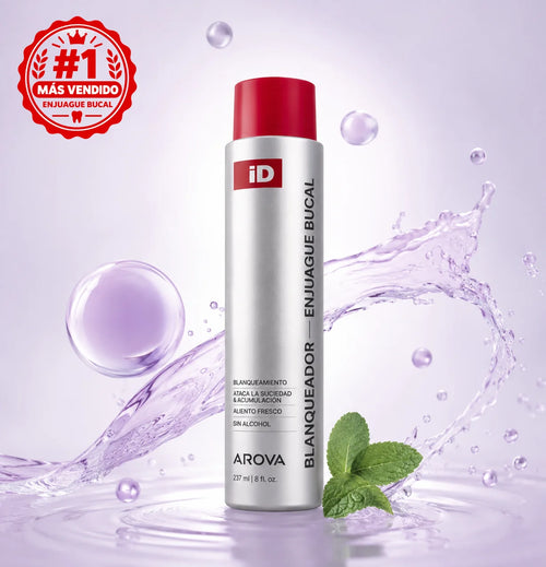 ArovaSmile™ — Enjuague Blanqueador y Cuidado Bucal