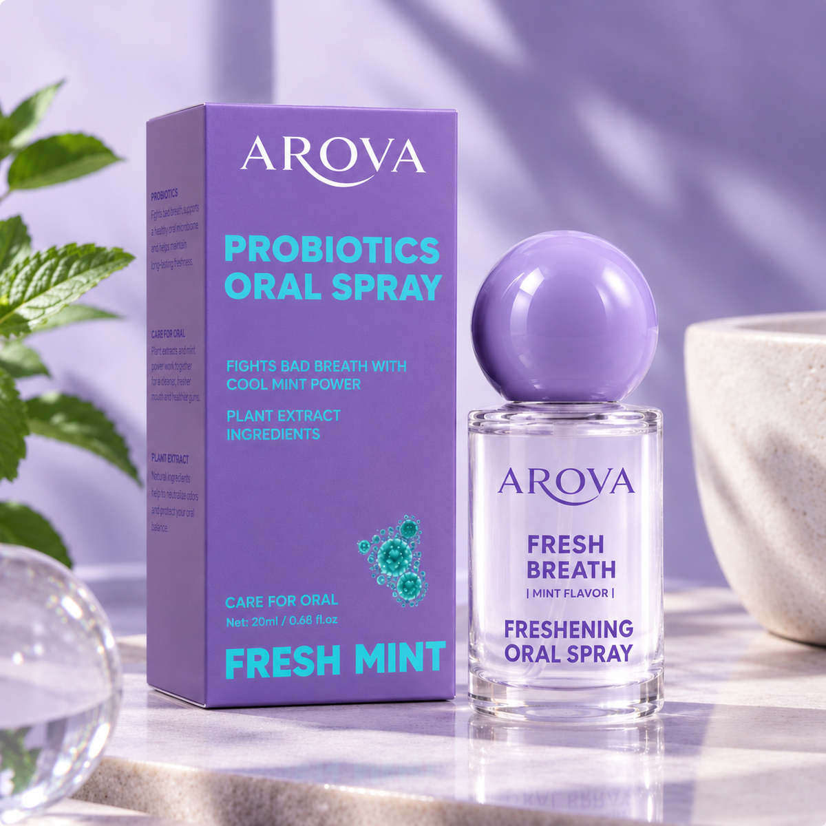 ArovaFresh™ — Spray para el Aliento y Cuidado Bucal